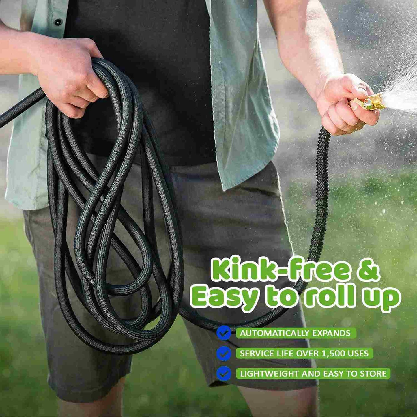 4-Layer Latex Expandable Garden Hose
