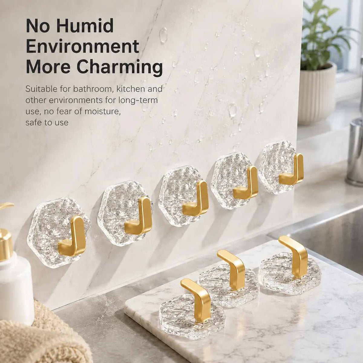[BUY 1 GET 1 FREE] No-Drill Strong Adhesive Hooks