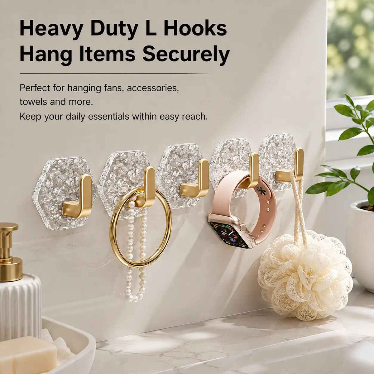 [BUY 1 GET 1 FREE] No-Drill Strong Adhesive Hooks