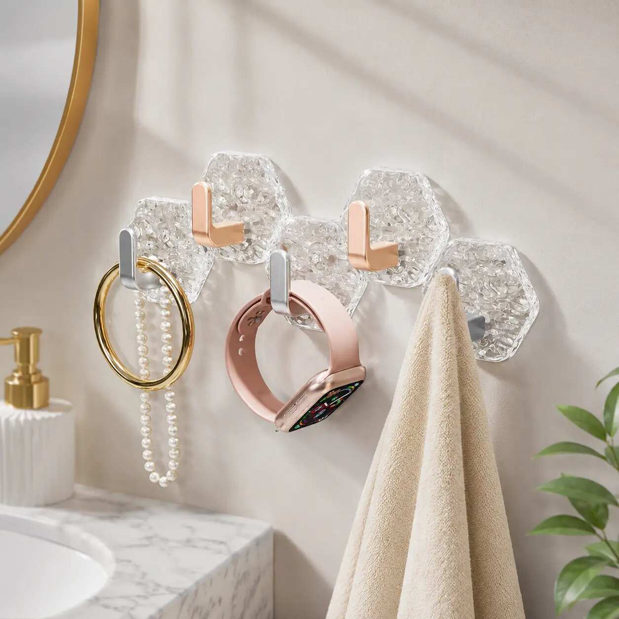 [BUY 1 GET 1 FREE] No-Drill Strong Adhesive Hooks