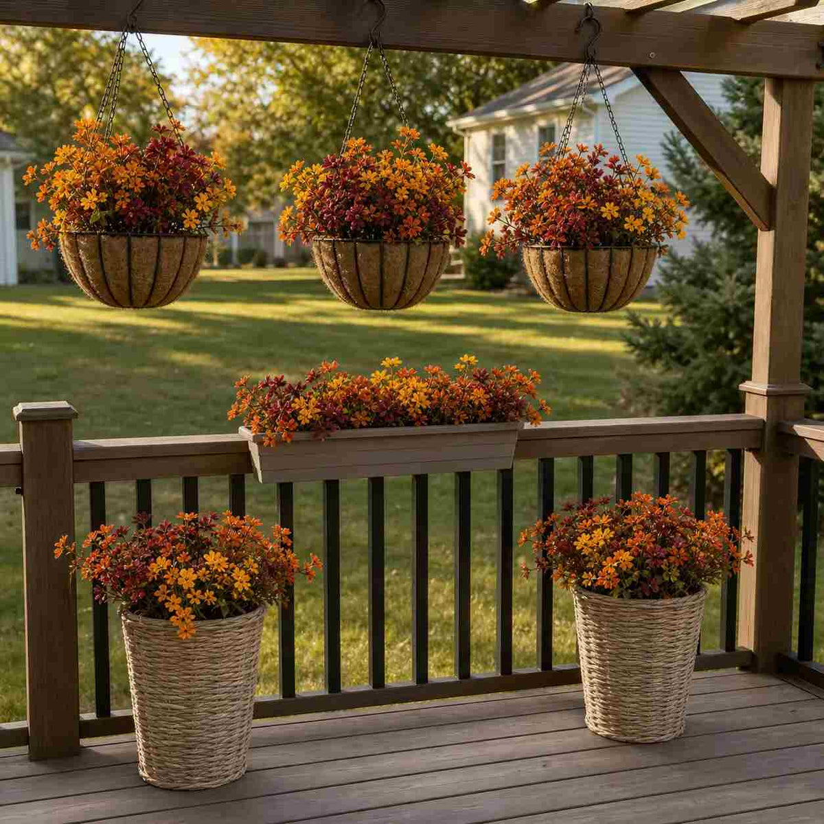 [BUY 1 GET 1 FREE] UV-Resistant Fall Artificial Flower Bouquet