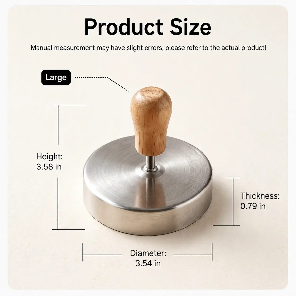 [BUY 1 GET 1 FREE] Non-Stick Round Burger Press