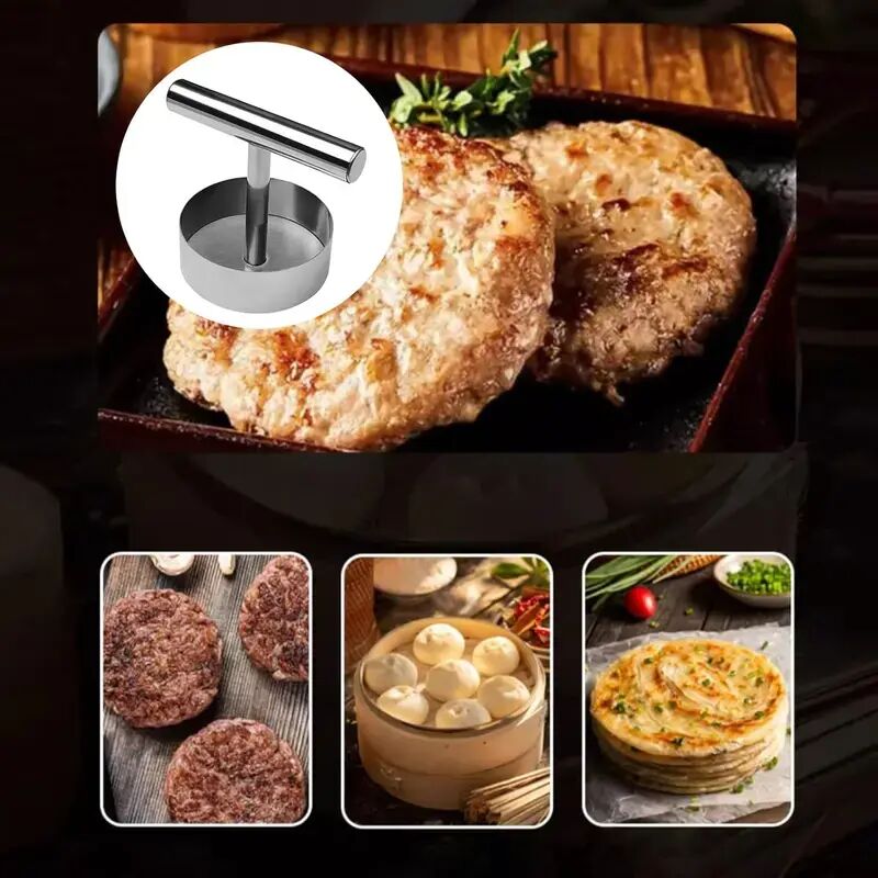 [BUY 1 GET 1 FREE] Non-Stick Round Burger Press