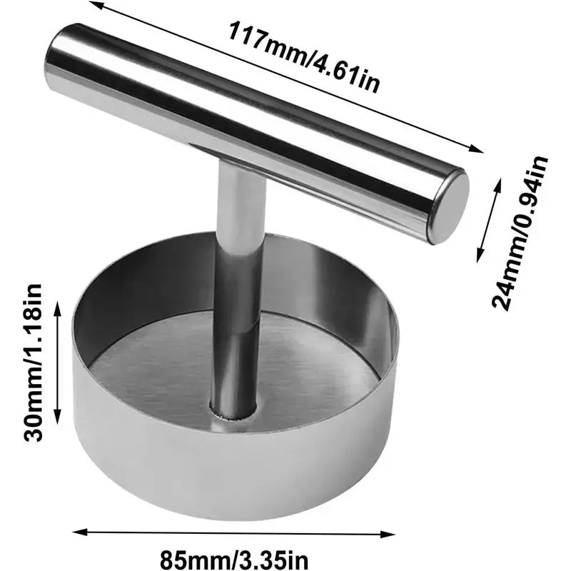 [BUY 1 GET 1 FREE] Non-Stick Round Burger Press