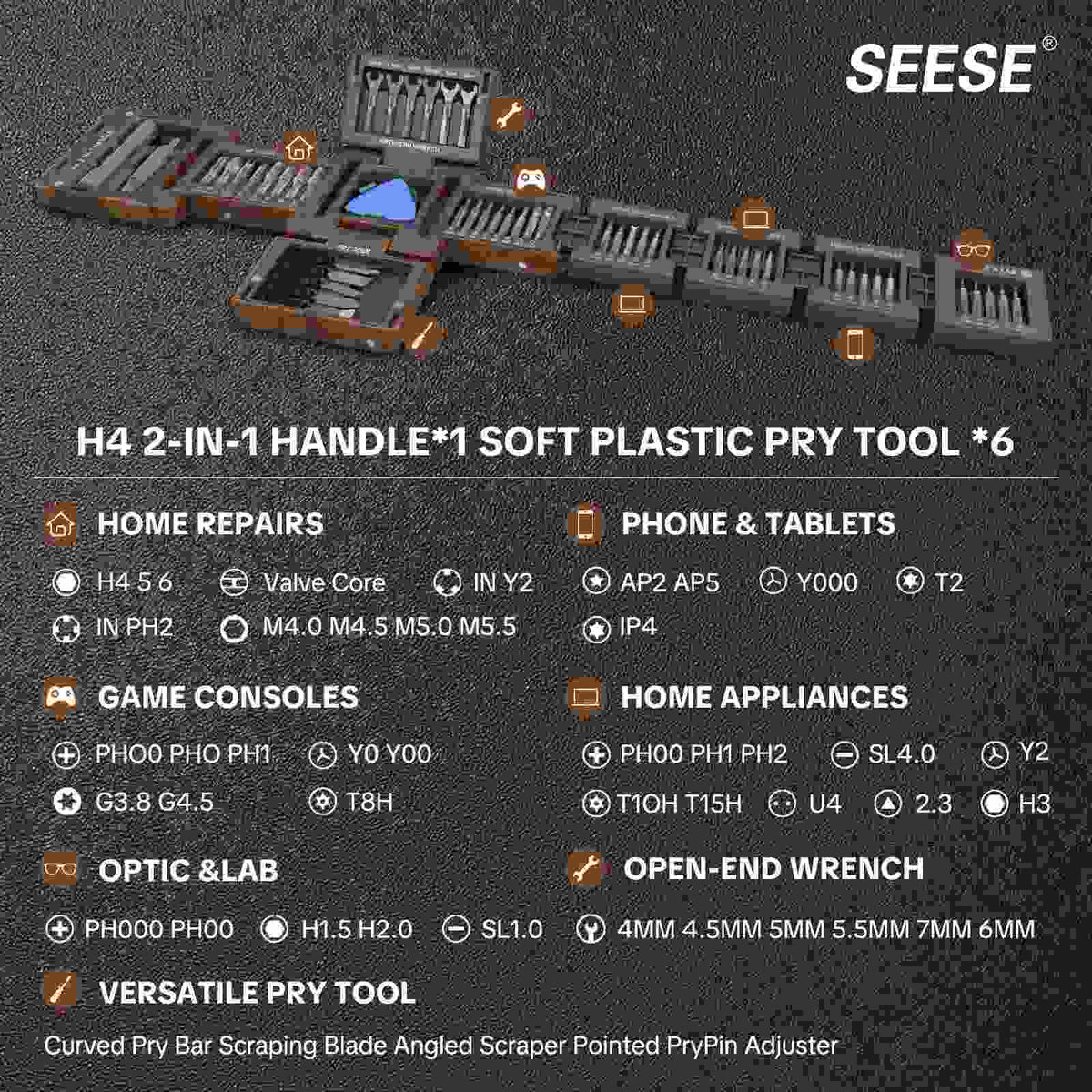 55-in-1 Magnetic Precision Screwdriver Set