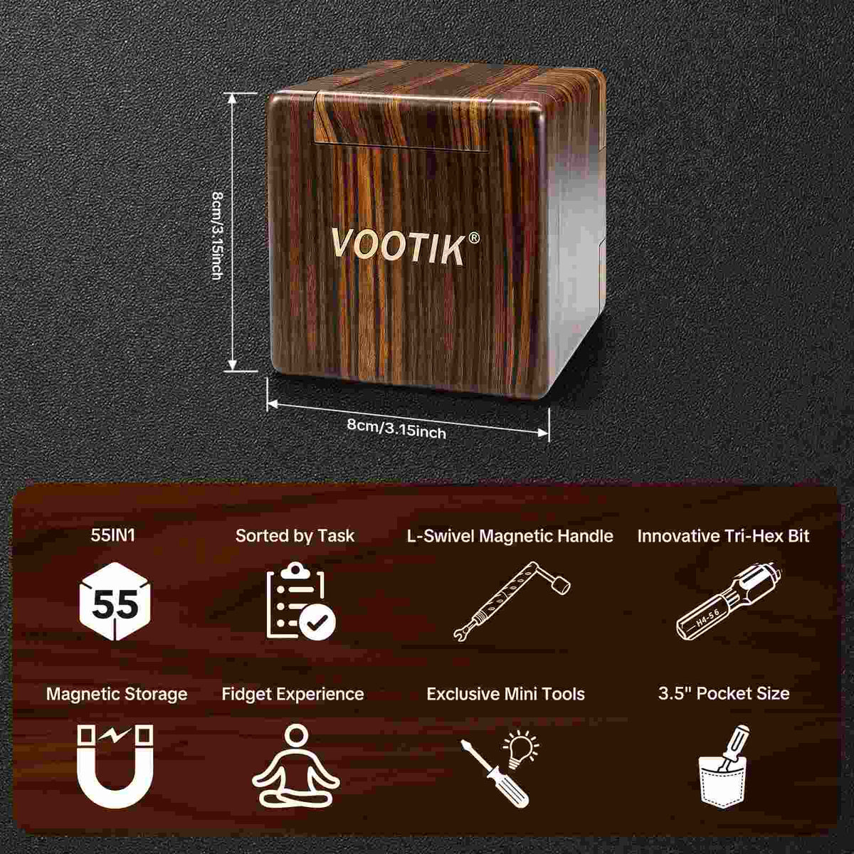 55-in-1 Magnetic Precision Screwdriver Set