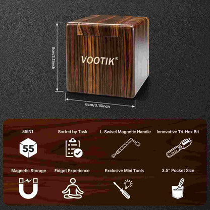55-in-1 Magnetic Precision Screwdriver Set