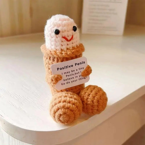 [BUY 2 GET 1 FREE] Positive Message Crochet Doll with Card