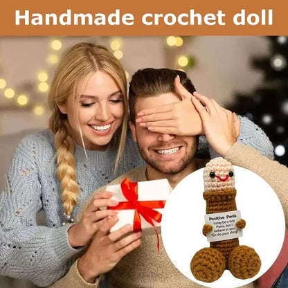 [BUY 2 GET 1 FREE] Positive Message Crochet Doll with Card
