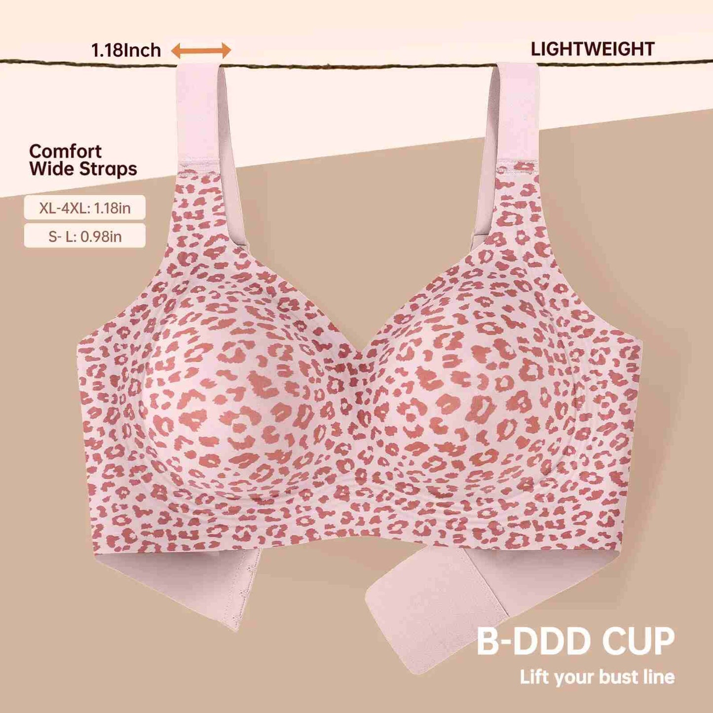 Wire-Free Seamless Support Bra