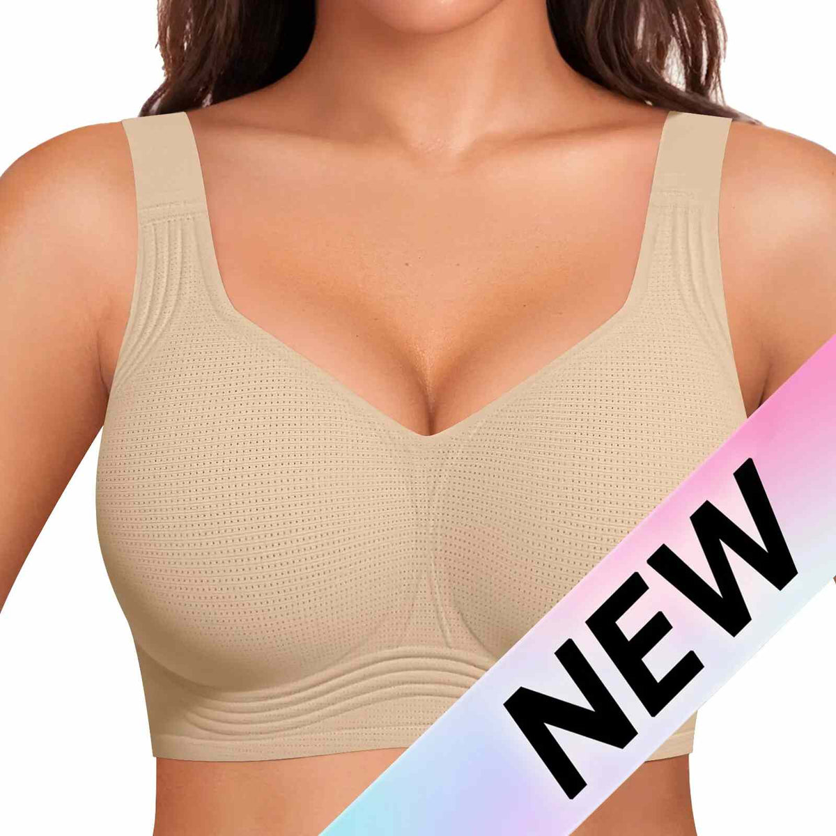 Wire-Free Seamless Support Bra