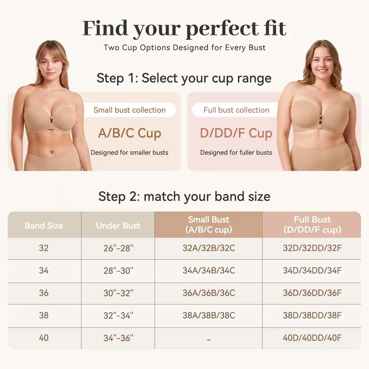 Non-Slip Strapless Wireless Bra