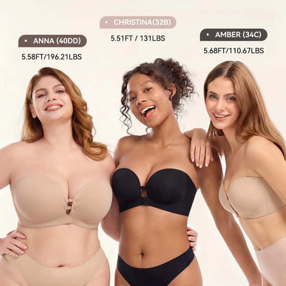 Non-Slip Strapless Wireless Bra