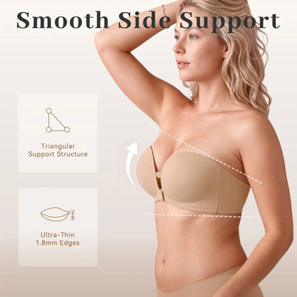 Non-Slip Strapless Wireless Bra