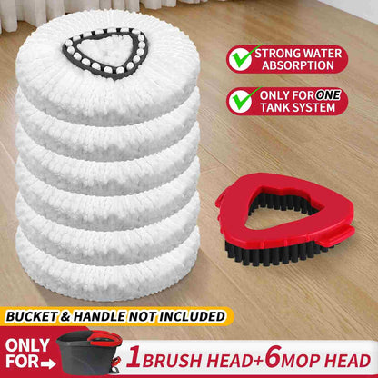 Microfiber Spin Mop Replacement Heads