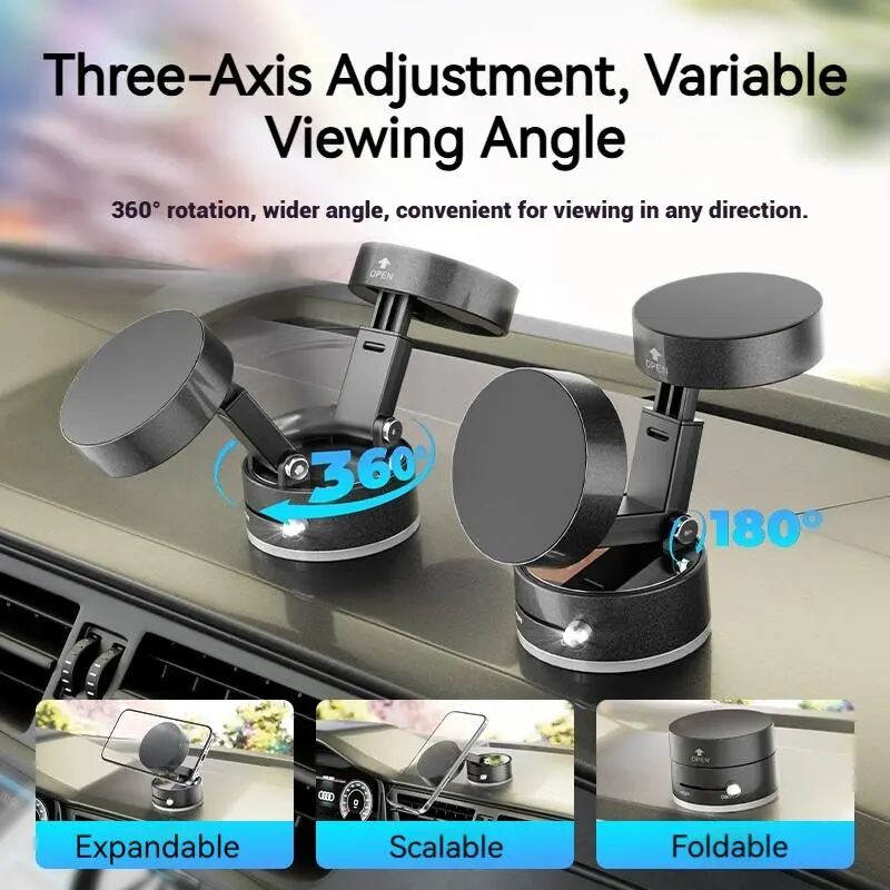 Magnetic Suction Cup Car Phone Mount