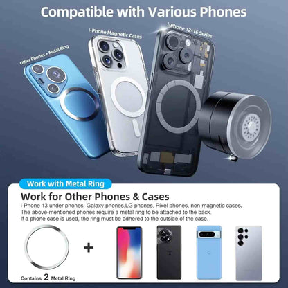Magnetic Suction Cup Car Phone Mount