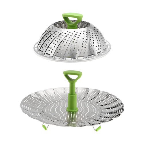 [BUY 1 GET 1 FREE] Foldable Stainless Steel Steamer Basket