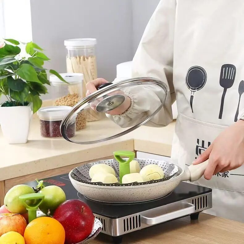 [BUY 1 GET 1 FREE] Foldable Stainless Steel Steamer Basket