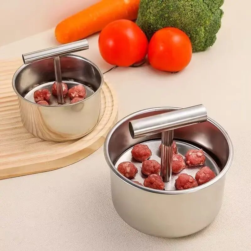 [BUY 1 GET 1 FREE] Stainless Steel Multi-Hole Meatball Maker