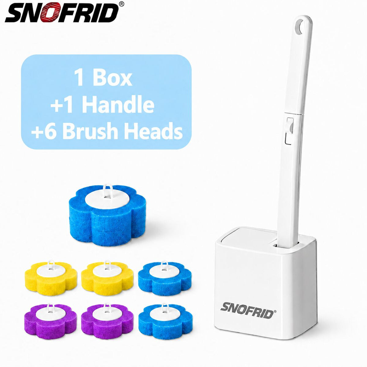 Disposable Toilet Brush Cleaning System