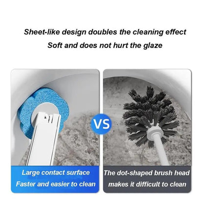 Disposable Toilet Brush Cleaning System