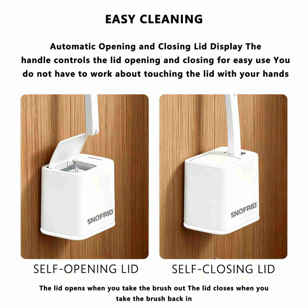 Disposable Toilet Brush Cleaning System