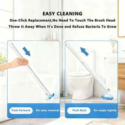 Disposable Toilet Brush Cleaning System