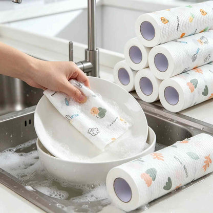 [BUY 2 GET 1 FREE] Reusable Cleaning Lazy Rags Roll