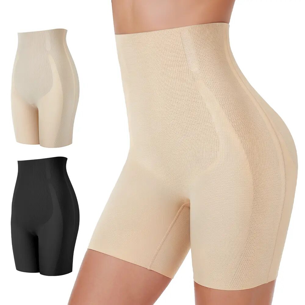 [BUY 1 GET 1 FREE] High-Waist Butt-Lift Tummy Control Shorts