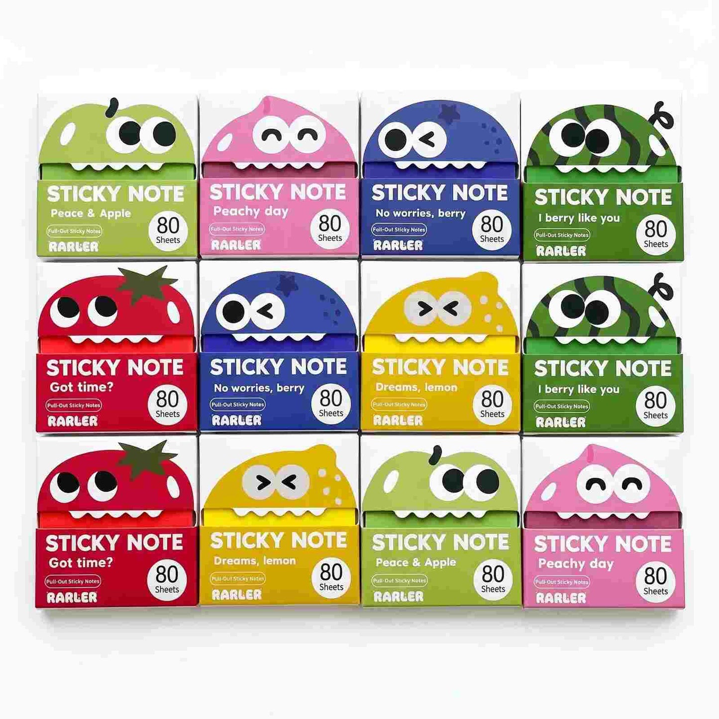 [BUY 1 GET 1 FREE] Transparent Glitter Pull-Out Sticky Notes
