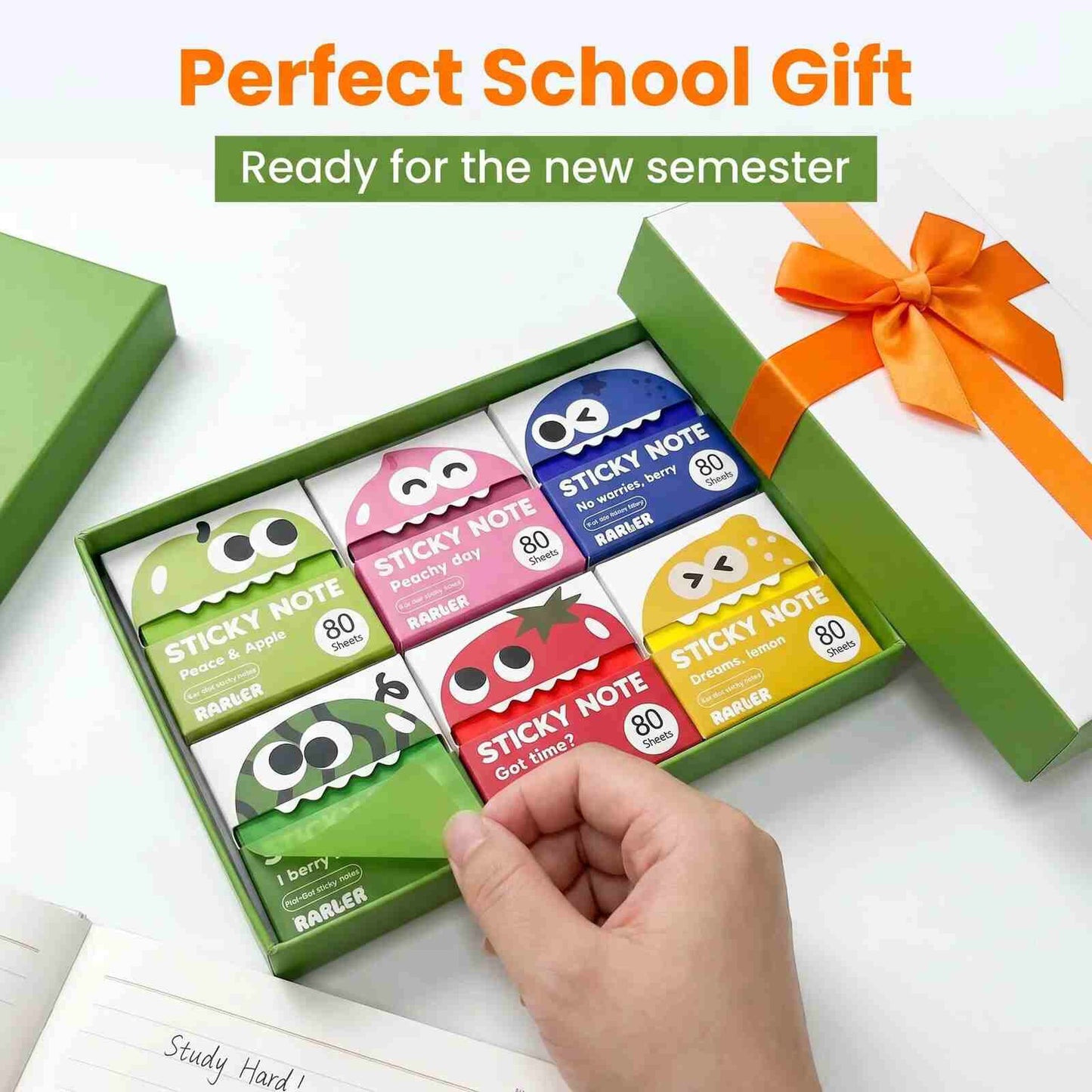 [BUY 1 GET 1 FREE] Transparent Glitter Pull-Out Sticky Notes
