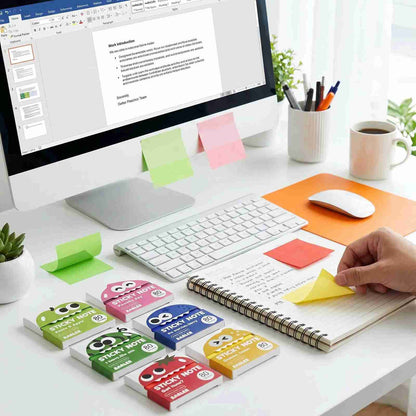 [BUY 1 GET 1 FREE] Transparent Glitter Pull-Out Sticky Notes