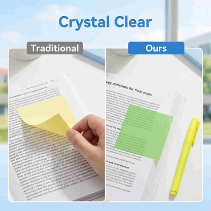 [BUY 1 GET 1 FREE] Transparent Glitter Pull-Out Sticky Notes