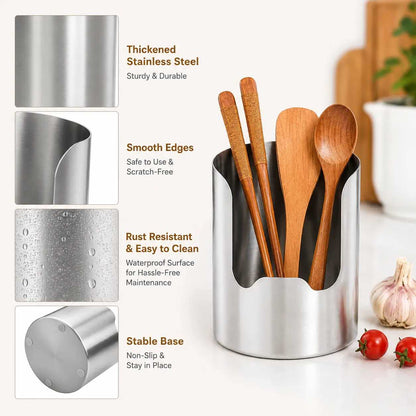 [BUY 1 GET 1 FREE] Thickened Stainless Steel Utensil Holder