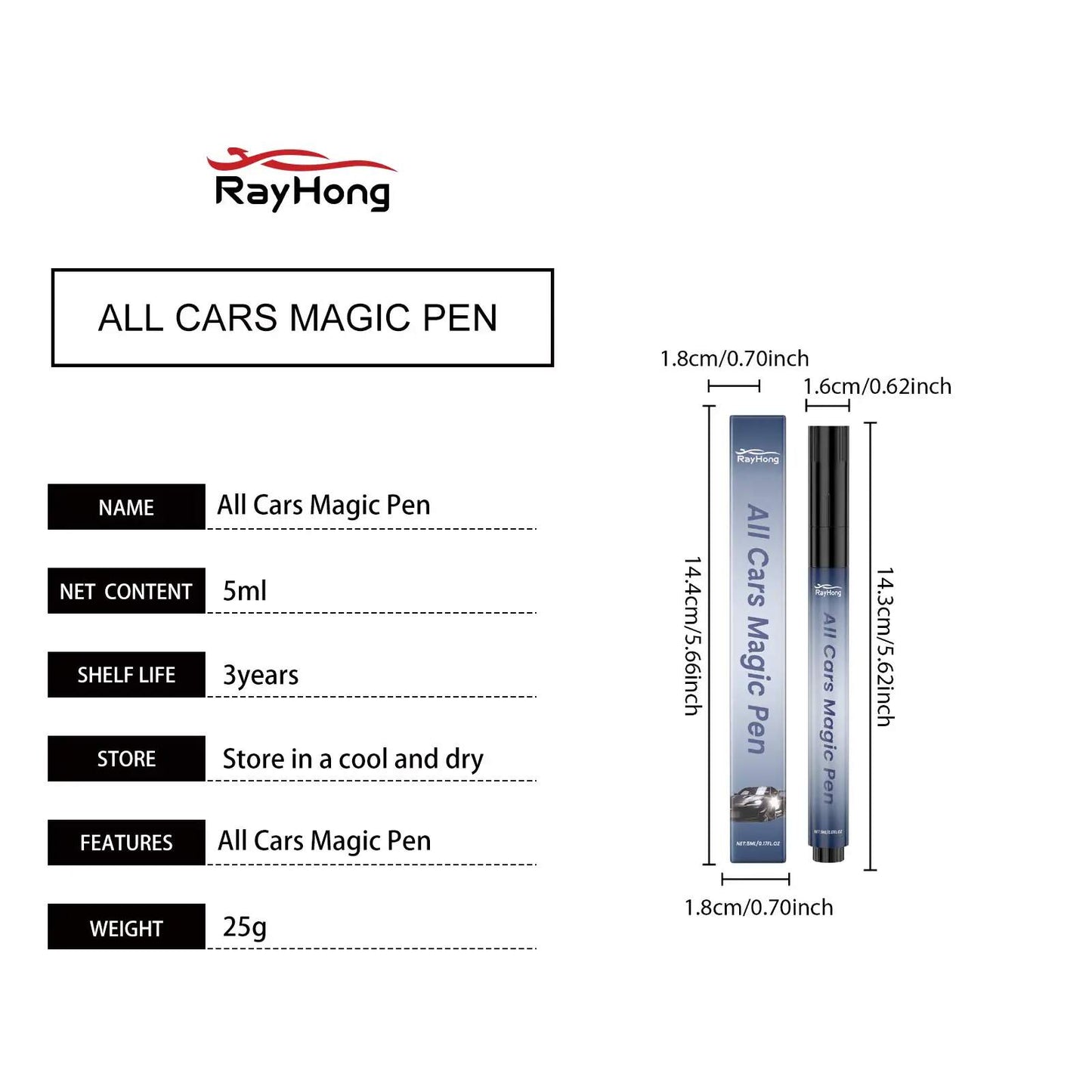 [BUY 2 GET 1 FREE] Car Scratch Repair Touch-Up Pen