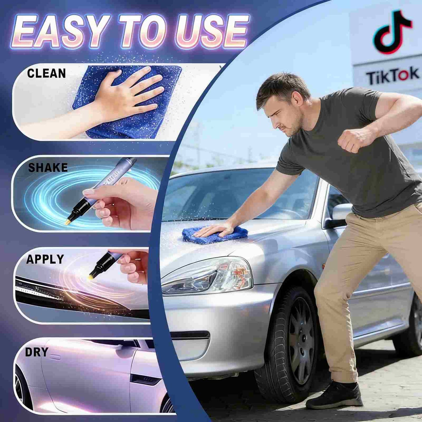 [BUY 2 GET 1 FREE] Car Scratch Repair Touch-Up Pen