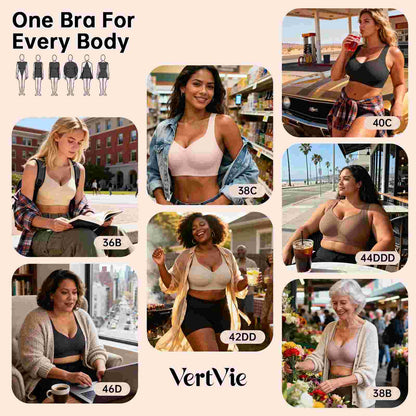 [BUY 1 GET 1 FREE] Wireless Full-Coverage Comfort Bra