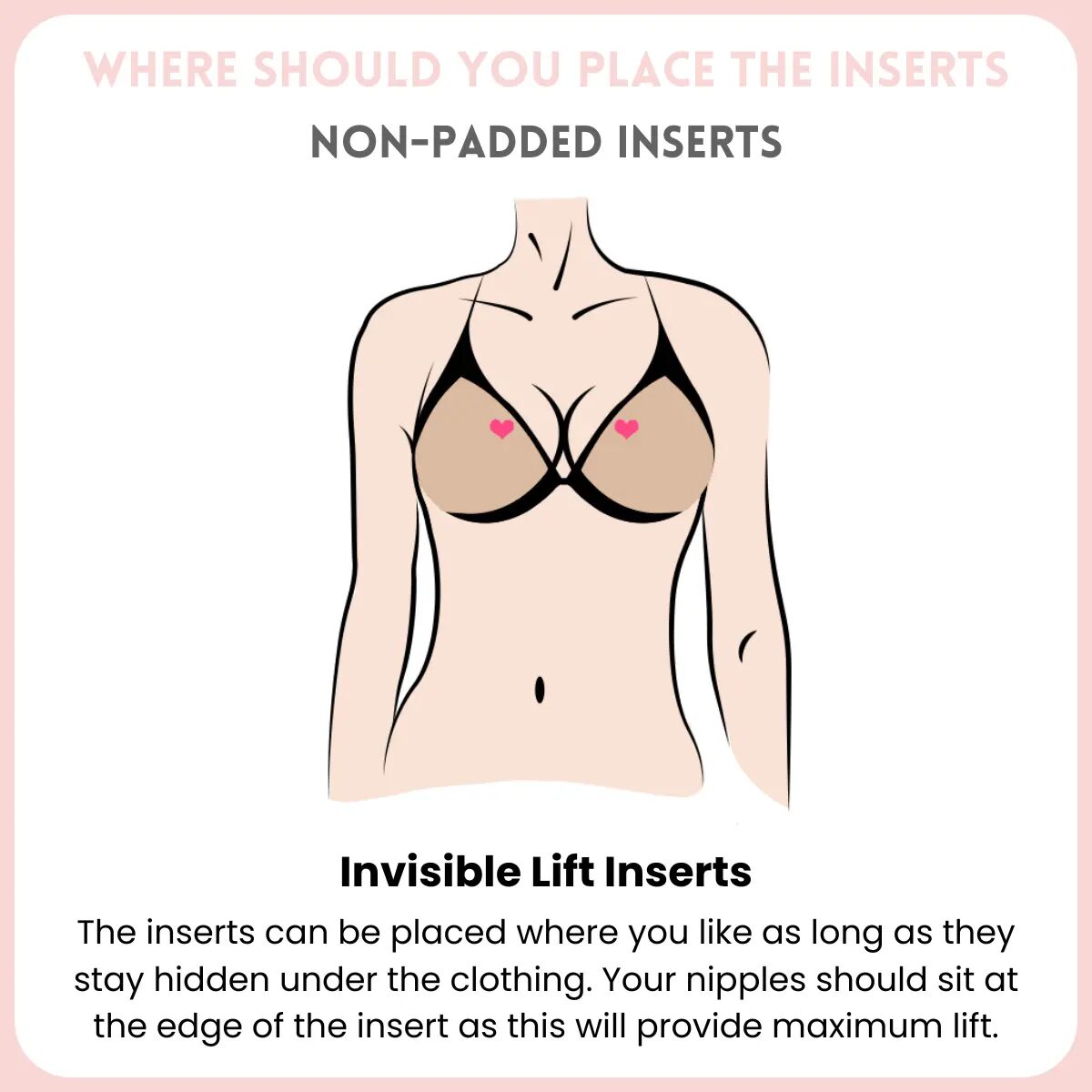 Invisible Lift Sticky Bra Inserts