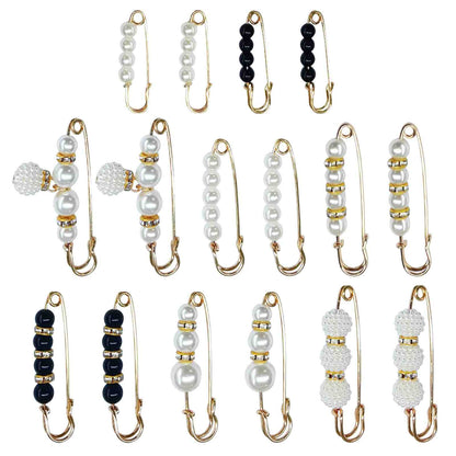 Pearl Decorative Safety Brooch Pins
