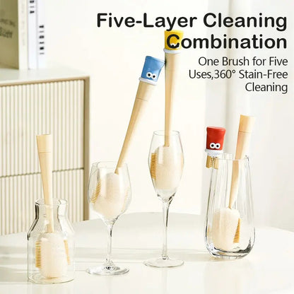 5-in-1 Bottle & Straw Cleaning Brush