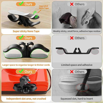 Kitchen Appliance Cord Organizer 10-Pack