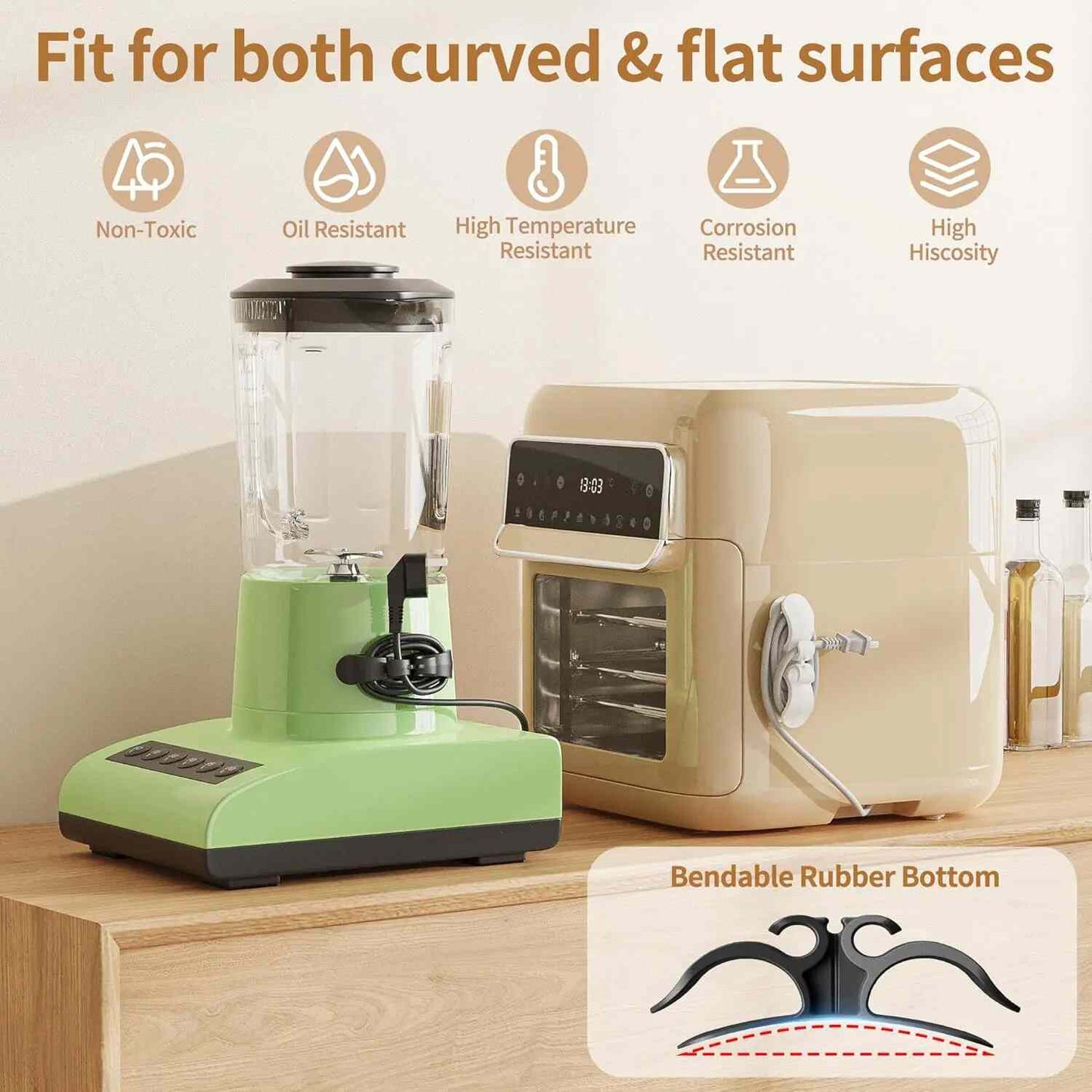 Kitchen Appliance Cord Organizer 10-Pack