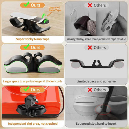 [BUY 1 GET 1 FREE] Kitchen Appliance Cord Organizer 10-Pack
