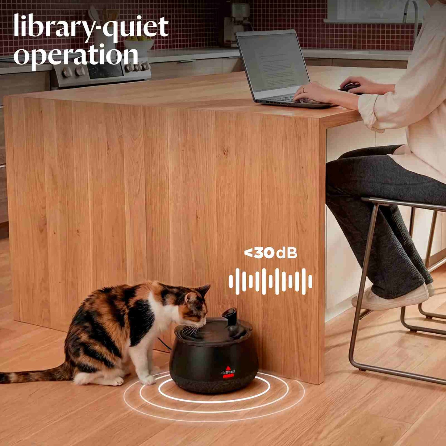 Quiet Filtered Pet Water Fountain