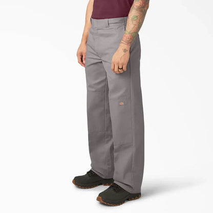 Reinforced Double-Knee Loose Work Pants