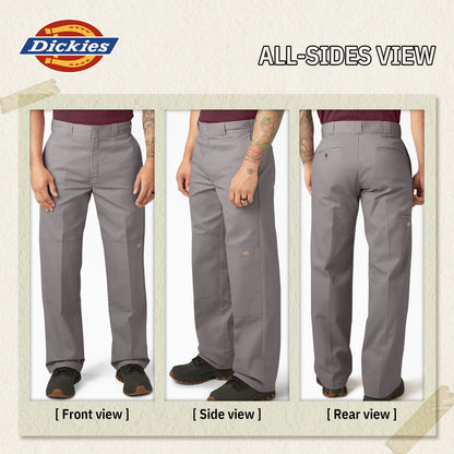 Reinforced Double-Knee Loose Work Pants