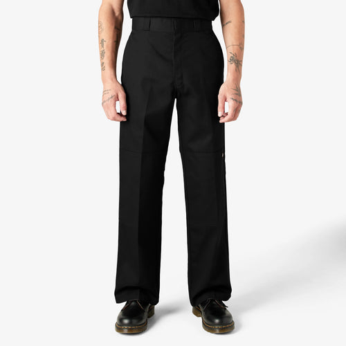 Reinforced Double-Knee Loose Work Pants