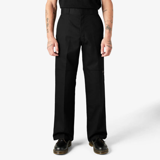 Reinforced Double-Knee Loose Work Pants