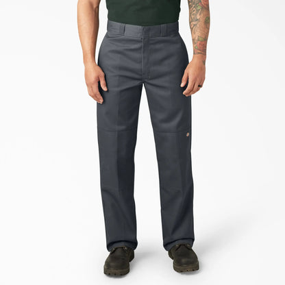 Reinforced Double-Knee Loose Work Pants